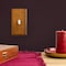 Amerelle Wall Plate, Number of Gangs: 1 gang Oak Wood, Medium Finish, Brown 901T - alternate 2